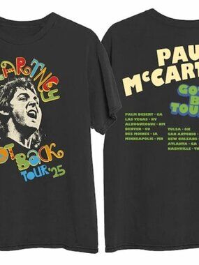 Paul McCartney Got Back 2025 Peace Unisex T-Shirt